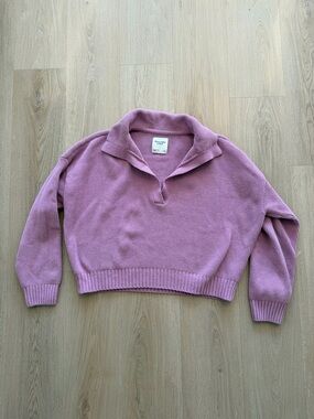 Abercrombie & Fitch Notch-Neck Sweater